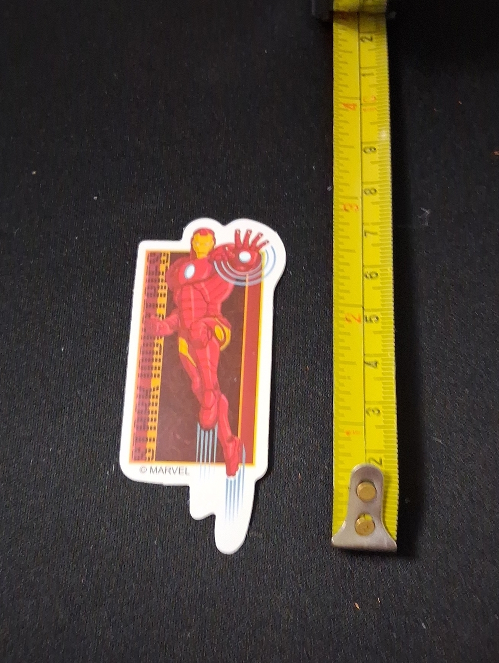 Marvel Iron Man Stark Industries Red and Yellow Waterproof Sticker